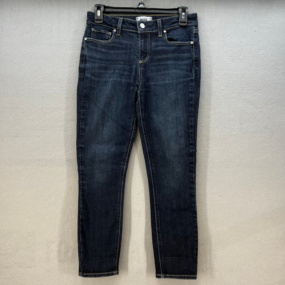 Paige Jeans Women's 27 (4) Dark Blue Verdugo Crop Preppy Normcore Classic